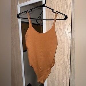 Danskin Terracotta Colored Bodysuit
